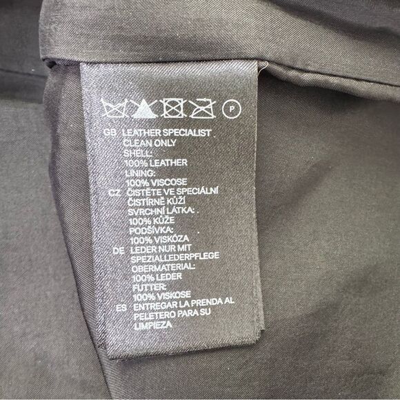 Versace x H&M Leather Studded Sleeveless Mini Dress Size 2 - Picture 8 of 9